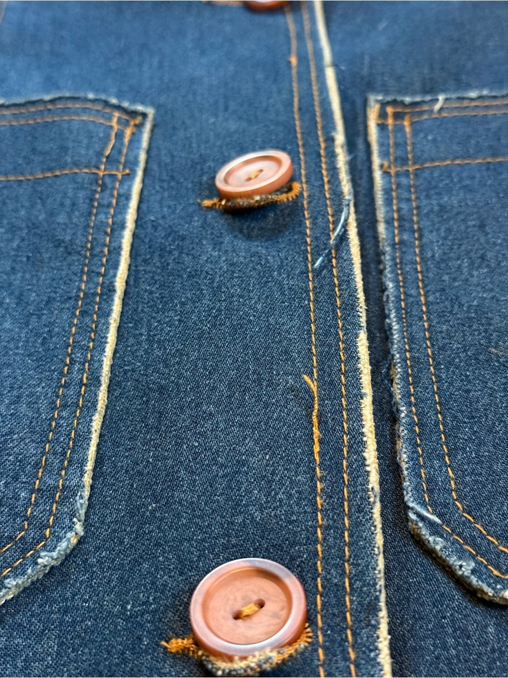 Denim Patchwork Coat - Picture 7 of 9